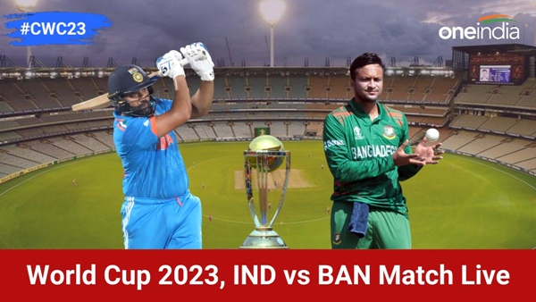 IND vs BAN match Live score