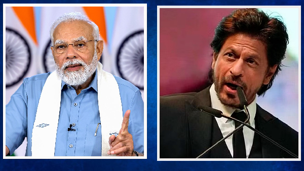 pm modi-shahrukh khan