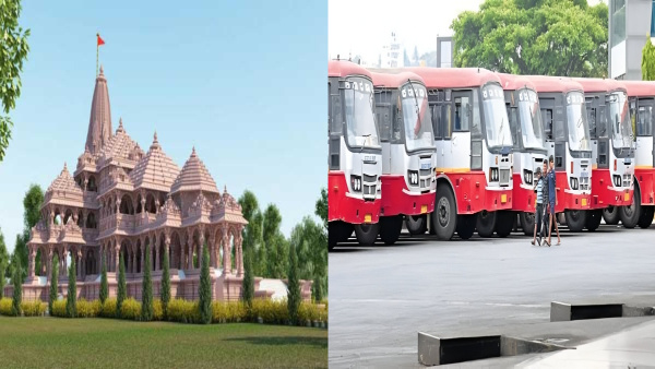 Ayodhya Ram mandir bus