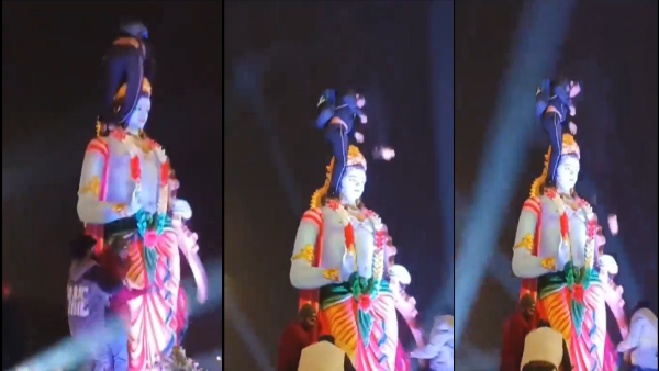 Lord Ram statue vandalising