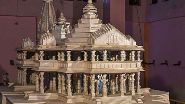Ram Mandir model Ram Mandir model