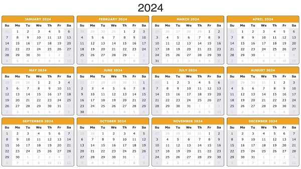 Calendar 2024