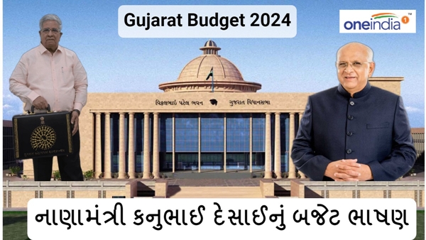 Finance Minister Kanubhai Desai