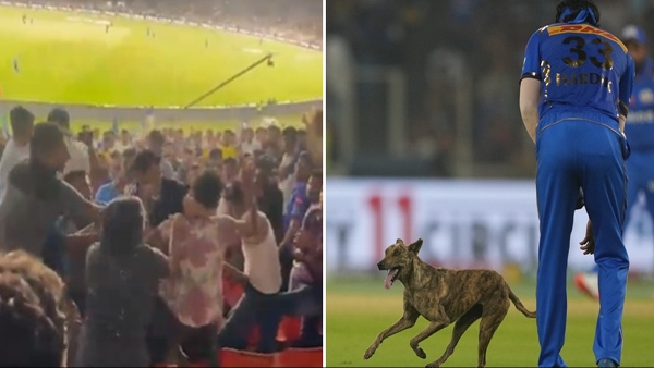 Fights during ongoing match Fights during ongoing match