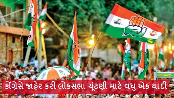 Congress candidates election 2024