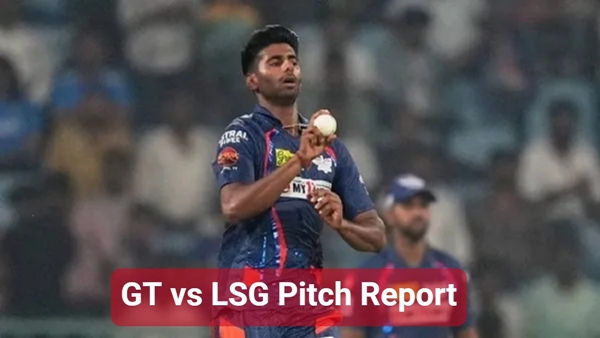 GT vs LSG Pitch Report