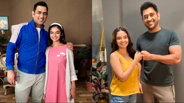 ms dhoni with anushka sen ms dhoni with anushka sen