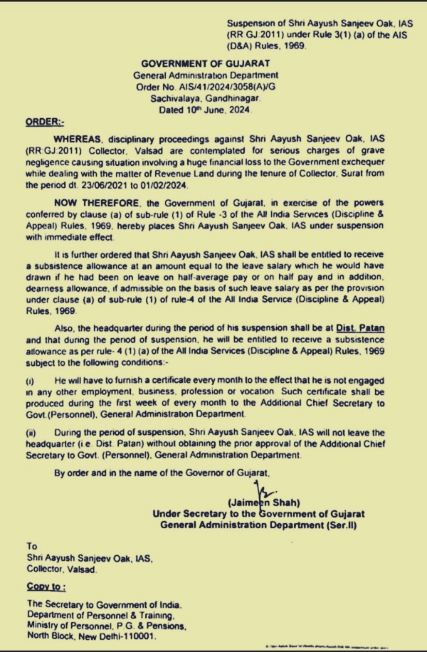 Valsad district collector