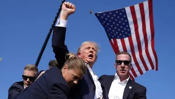 Firing in Donald Trump Rally