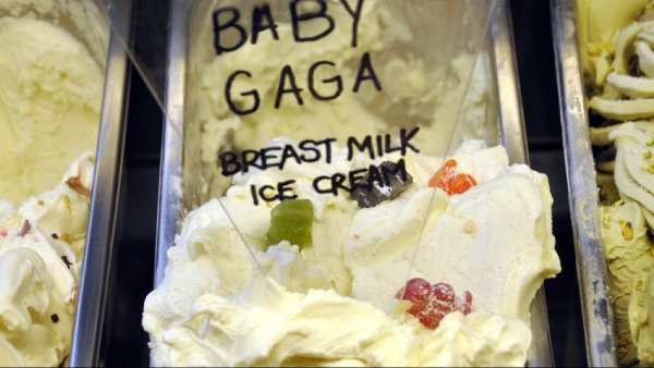 ice cream made from breast milk
