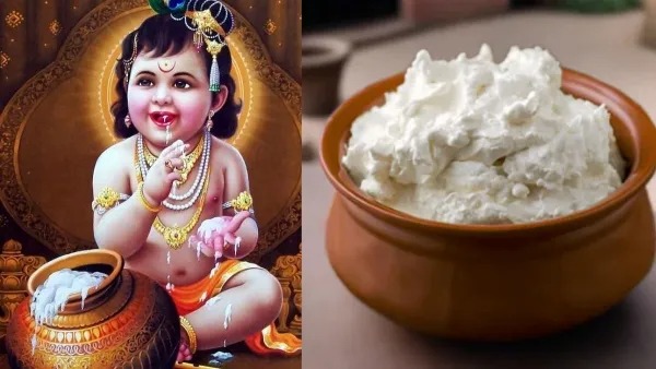 krishna eating makhan