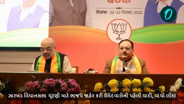 Jharkhand 2024 BJP Candidate List Jharkhand 2024 BJP Candidate List