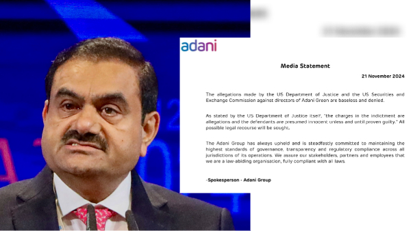 adani statmant
