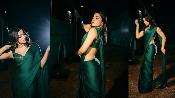 Rashmika Mandanna Saree Rashmika Mandanna Saree
