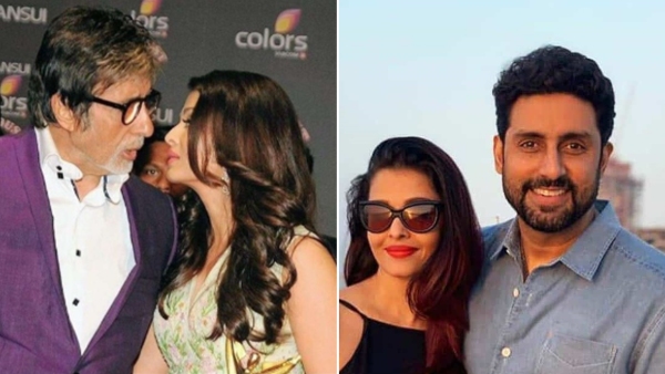 Amitabh Bachchan kiss Aishwarya Rai in public