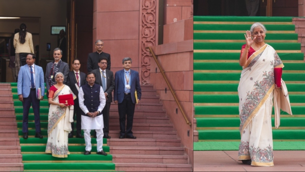 Madhubani Painting on Nirmala Sitharaman s Saree Madhubani Painting on Nirmala Sitharaman s Saree