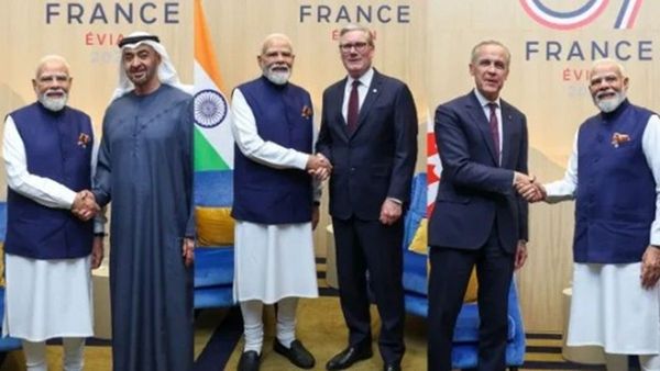 PM Modi at 2026 G7 Summit bilateral talks