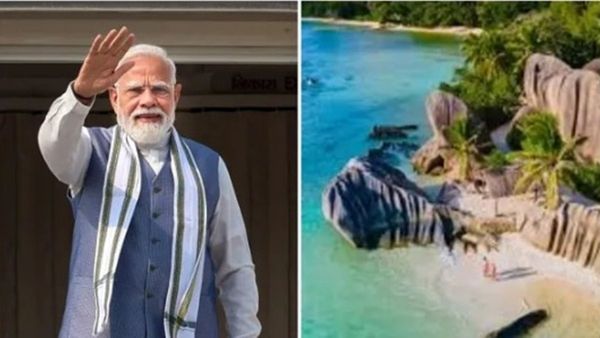 PM Modi arrives in Seychelles for diplomatic visit