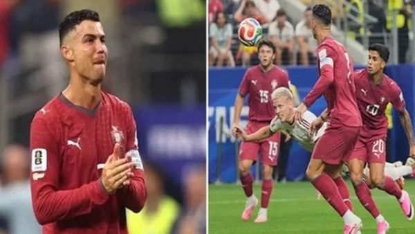 Cristiano Ronaldo in tears after World Cup exit