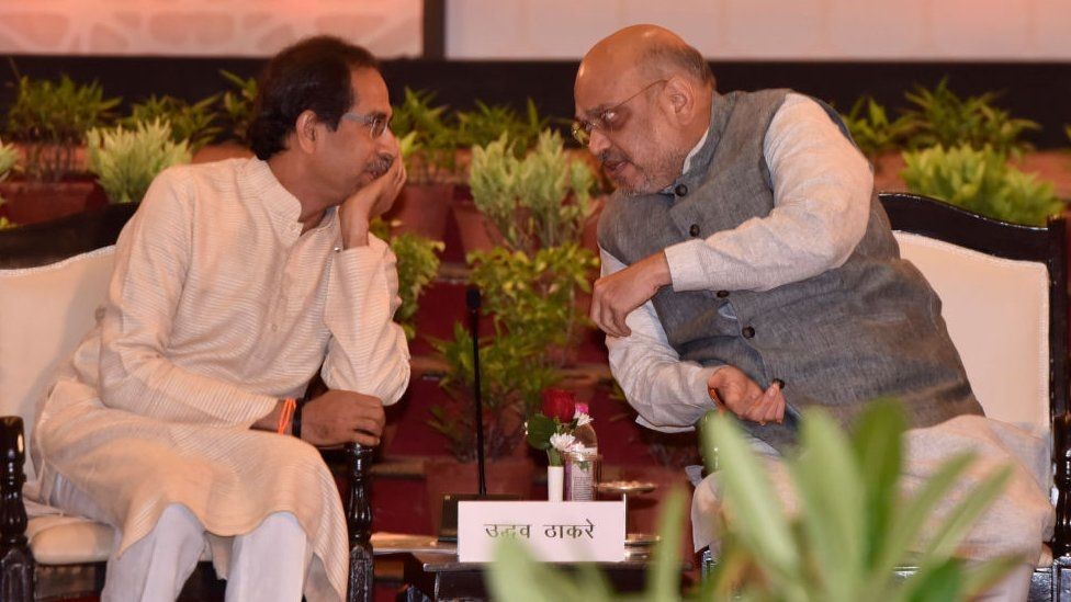 ઉદ્ધવ ઠાકરે અને અમિત શાહ