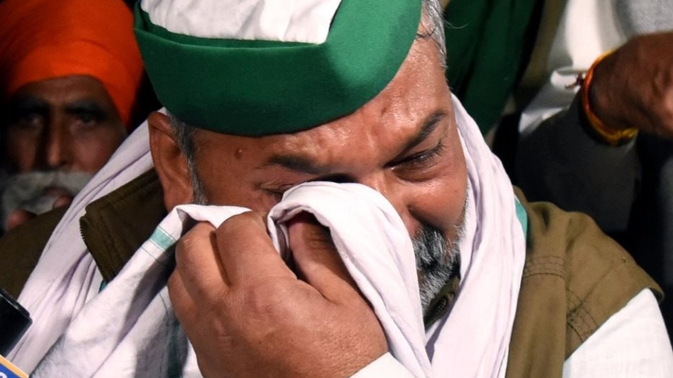 રાકેશ ટિકૈત જ્યારે રડી પડ્યા