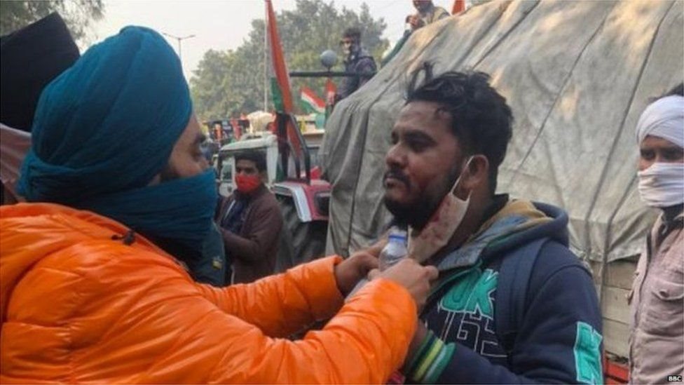 ખેડૂત આંદોલનમાં હિંસા