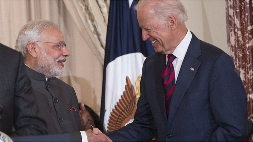 નરેન્દ્ર મોદી અને જો બાઇડન