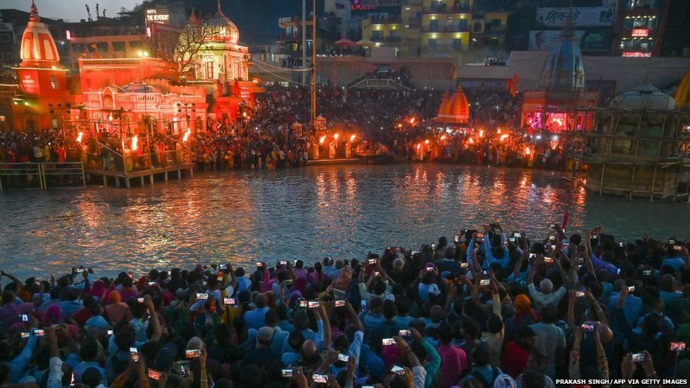 કુંભ મેળાનું એક દૃશ્ય