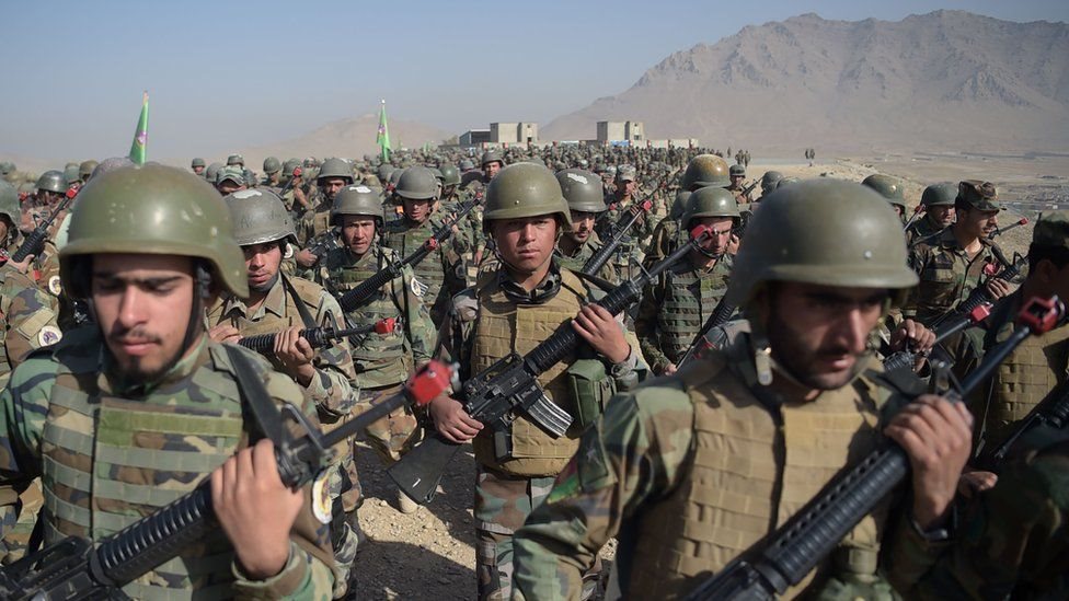 અફઘાન સૈનિકોની નક્કર સંખ્યા અંગે મતભેદ