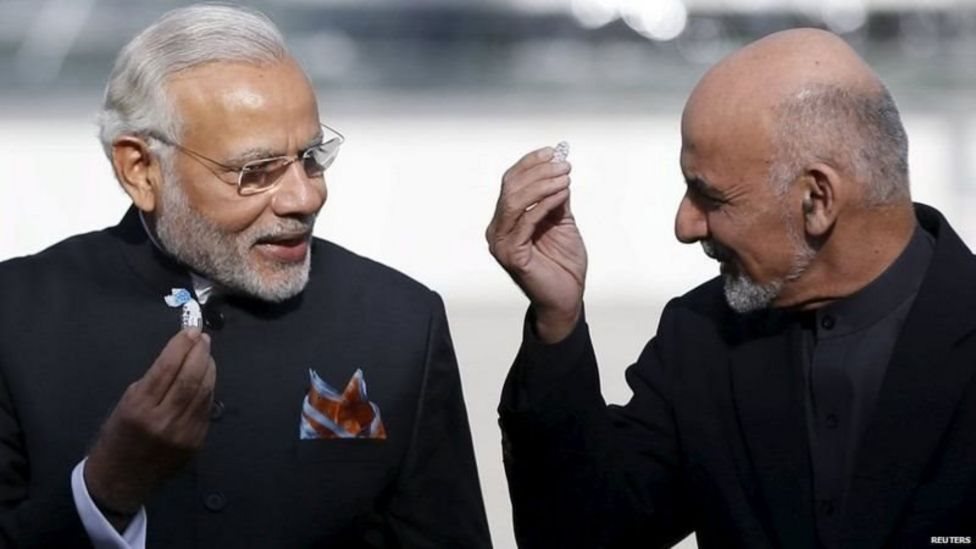 નરેન્દ્ર મોદી, અશરફ ગની