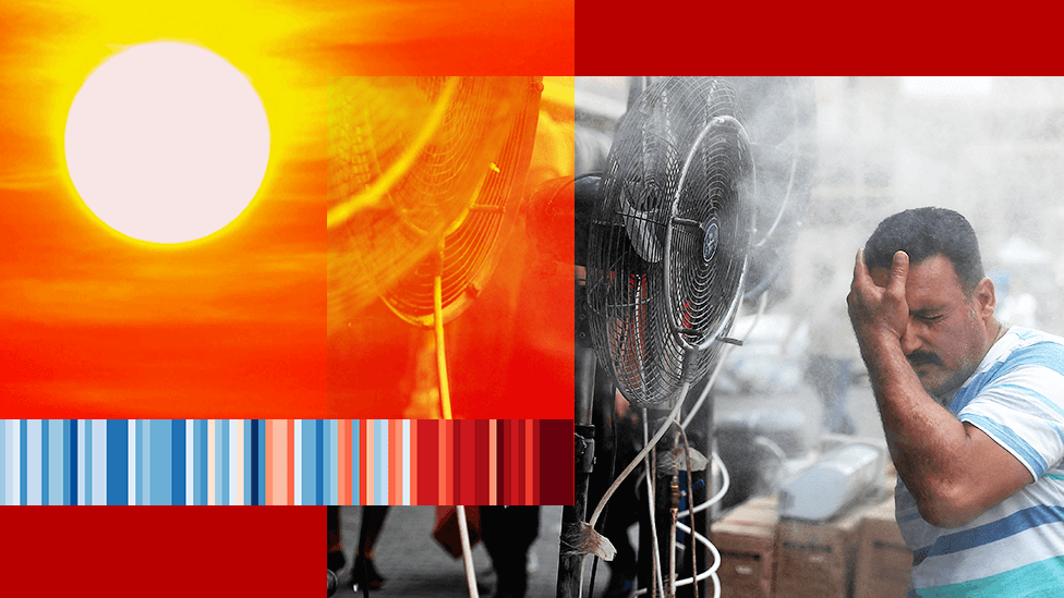 પંખા સામે ઊભી એક વ્યક્તિ