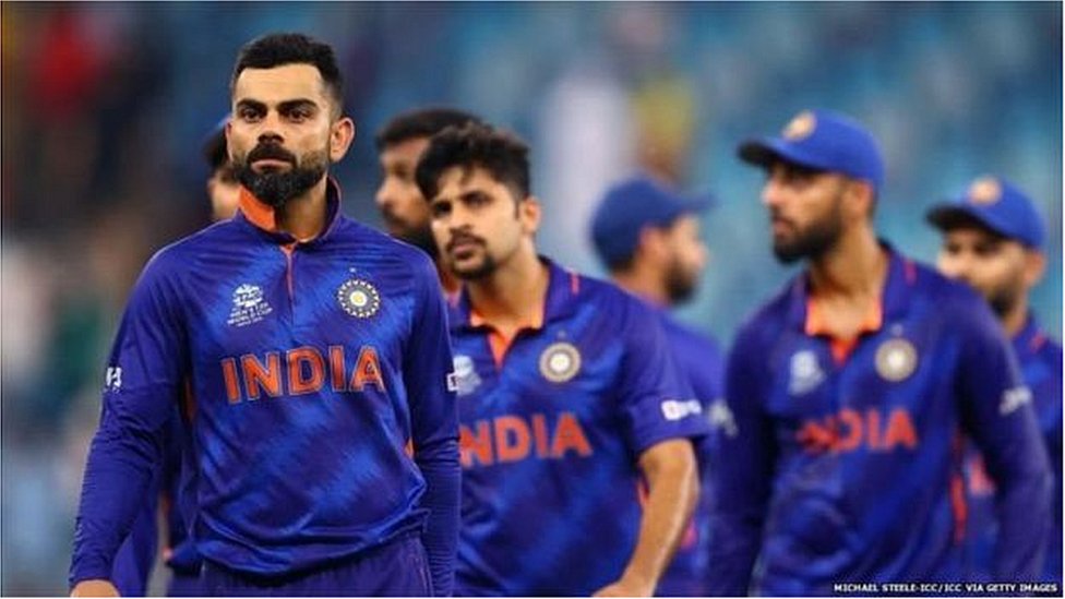 કપ્તાન વિરાટ કોહલી અને ટીમ ઇન્ડિયા