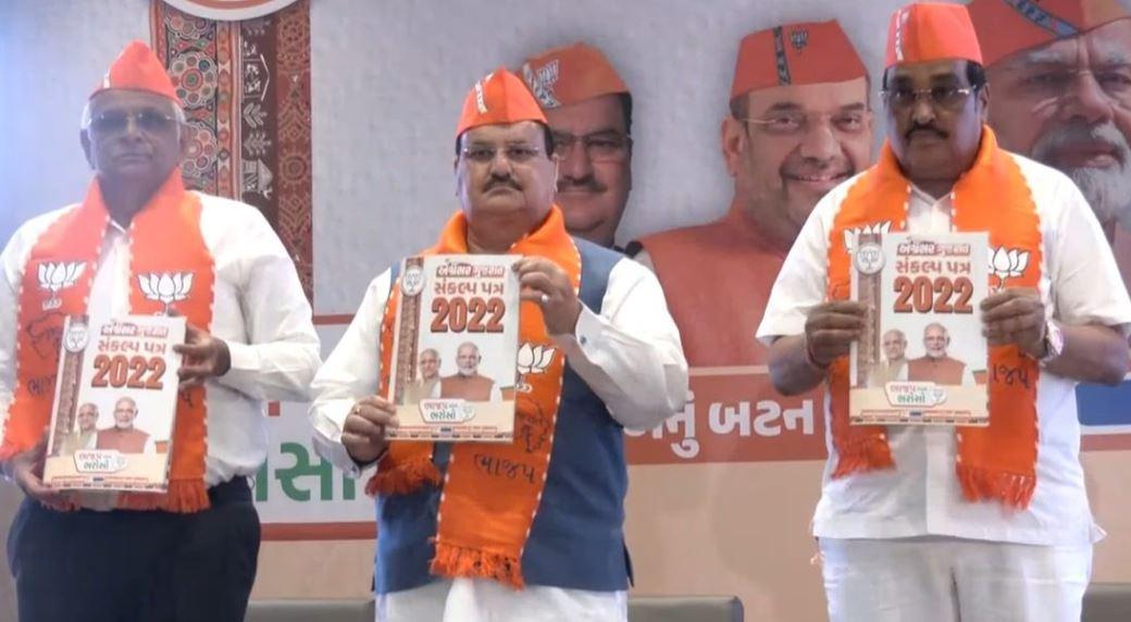 ભાજપે જાહેર કર્યો ચૂંટણીઢંઢેરો ભાજપે જાહેર કર્યો ચૂંટણીઢંઢેરો
