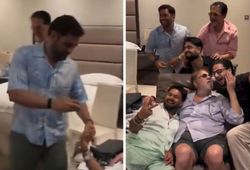 धोनी और ऋषभ पंत की पार्टी का वीडियो वायरल, टेबल पर रखी महंगी ड्रिंक, माही ने कहा जा रहा हूं हुक्का पीने