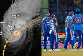 भारत-जापान के ऐतिहासिक टी20 से पहले टाइफून का अटैक, टीम इंडिया की ट्रेनिंग रुकी, एशियन गेम्स का इवेंट रद्द