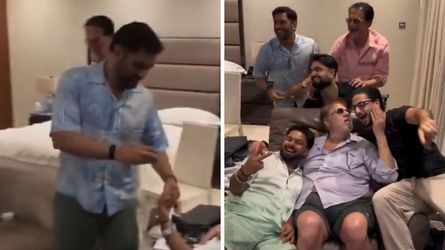 धोनी और ऋषभ पंत की पार्टी का वीडियो वायरल, टेबल पर रखी महंगी ड्रिंक, माही ने कहा जा रहा हूं हुक्का पीने