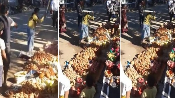 VIDEO: लखनऊ की 'बल्ला' मार डॉक्टर ने दिवाली पर तोड़े गरीबों के दीये, बोलीं- पटरी पर दुकान लगाने से लगता है जाम