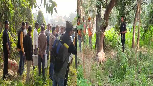 Ballia: 100 लाशों की तलाश में डॉग स्क्वायड लेकर पहुंची मानवाधिकार टीम, एक घर के बगीचे में दफ़न होने की थी खबर