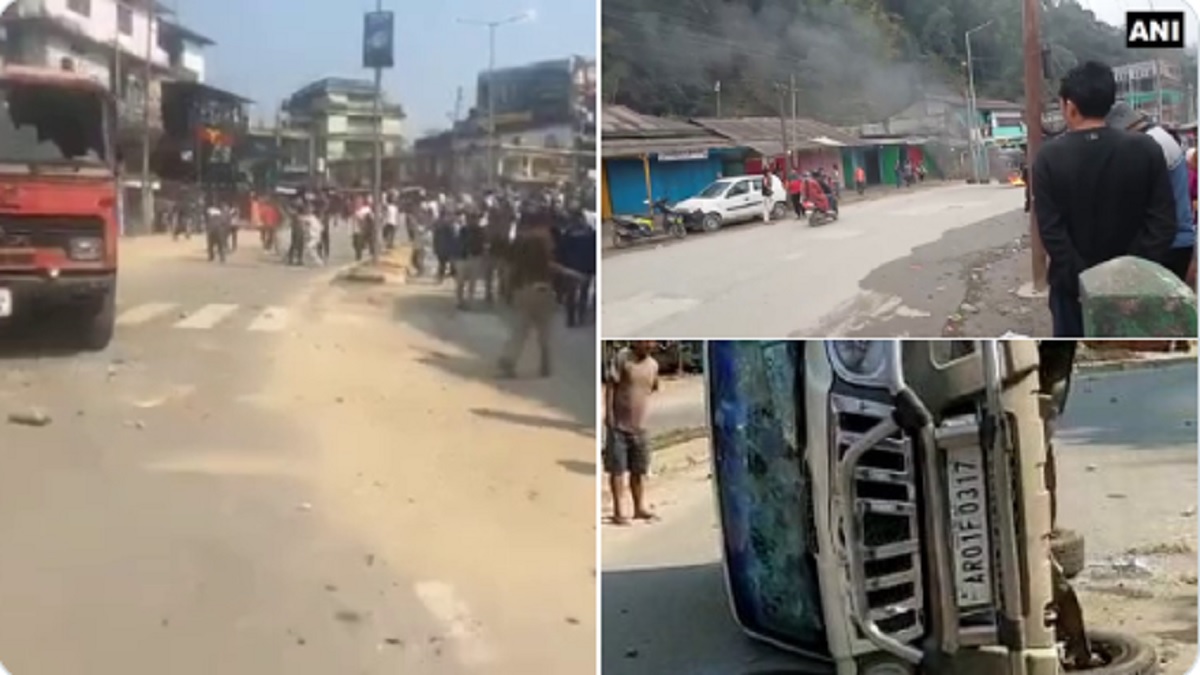 APPSC पेपर लीक मामले में प्रदर्शन जारी, आज भी स्थिति तनावपूर्ण, सरकारी संपत्तियों को पहुंचाया नुकसान
