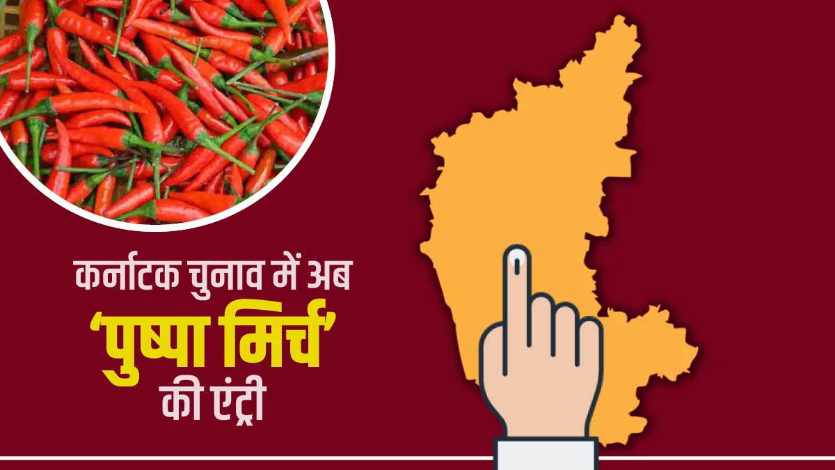 Karnataka Election: दूध के बाद अब 'मिर्च पर महाभारत', जानिए क्यों छिड़ी गुजरात की 'पुष्पा' पर बहस