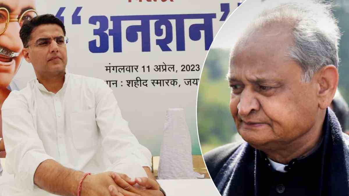Sachin Pilot Dharna: पायलट का धरना, वसुंधरा के नाम पर गहलोत के खिलाफ