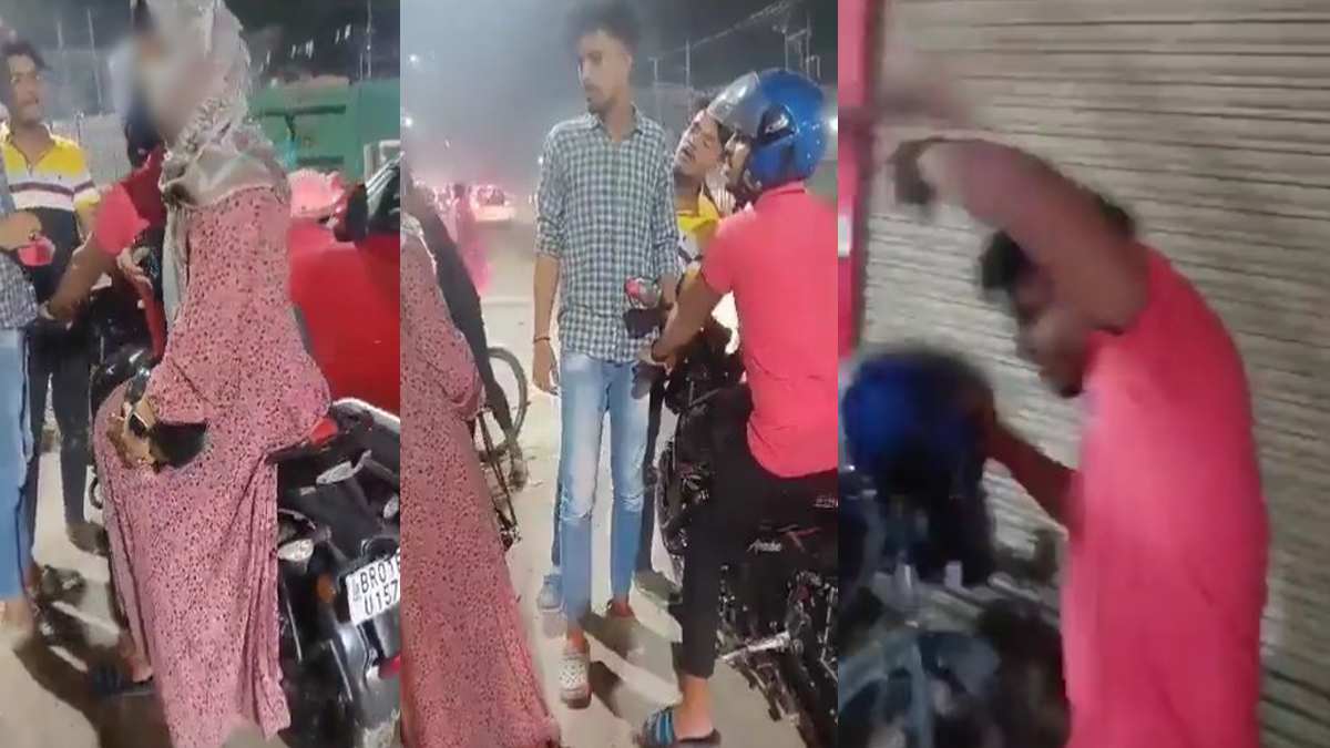 Bihar: युवती को बाइक पर ले जा रहे युवक की पटना में जमकर पिटाई, बाइक रोक पहले पूछा नाम और फिर मारे थप्पड़