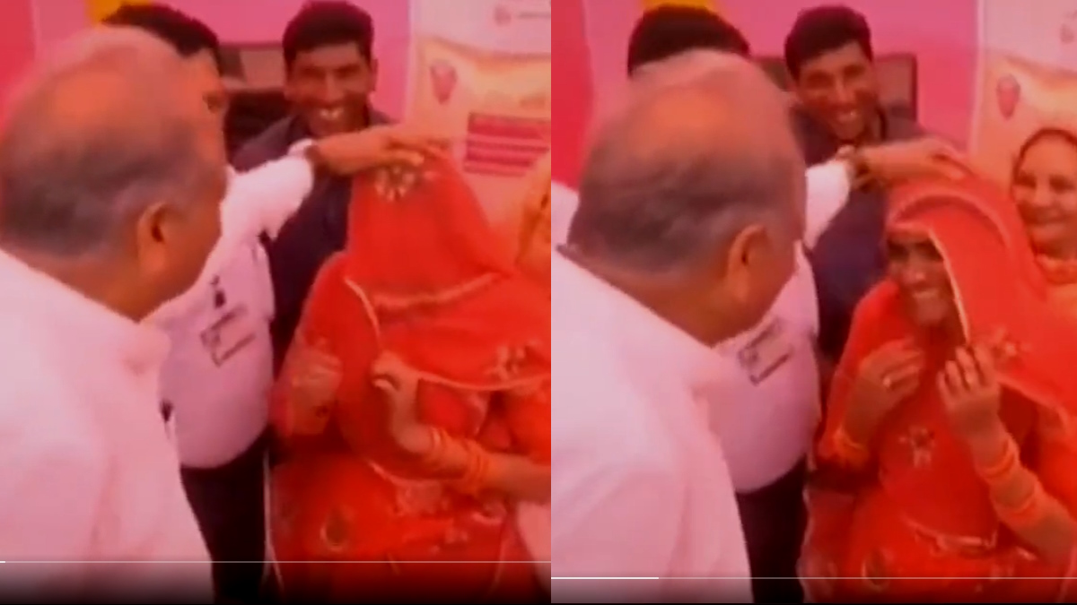 Ghunghat vs Hijab: CM अशोक गहलोत के Viral Video पर BJP MP का ट्वीट-'घूंघट पसंद नहीं, बुर्के से प्‍यार'