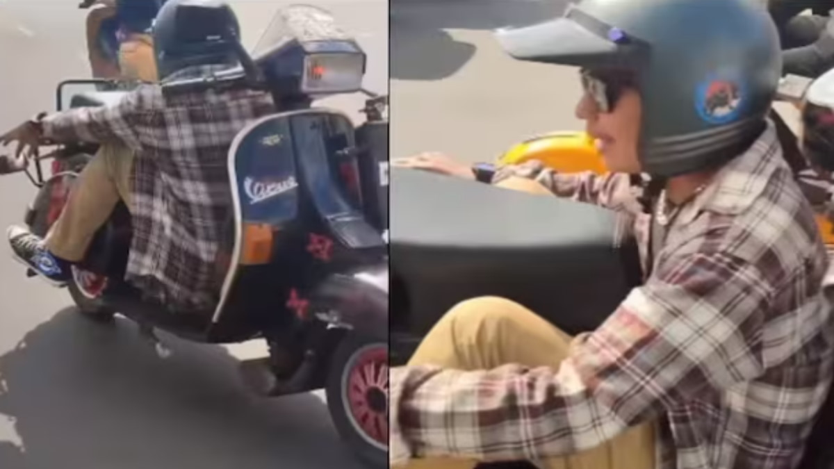 'इसे चलाते कैसे हैं भाई...' शख्स ने बना डाला उल्टा स्कूटर, वीडियो देख ठनका लोगों का माथा