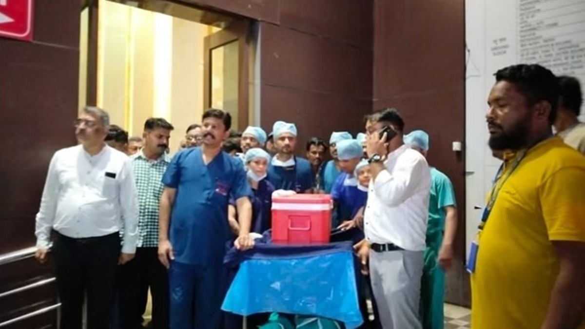 मध्य प्रदेश के भोपाल में निजी अस्पताल में भर्ती एक मरीज के लिए जबलपुर में भर्ती ब्रेन डेड मरीज भगवान साबित हुआ