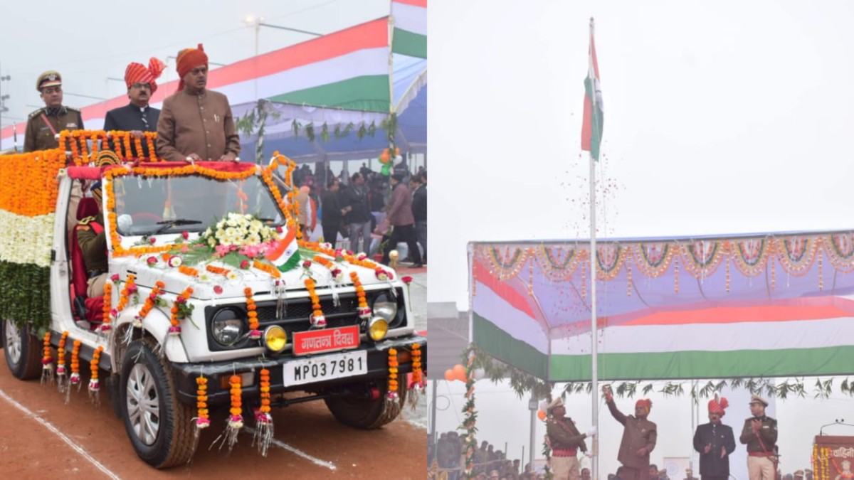 ग्वालियर में गणतंत्र दिवस पर कई स्थानों पर ध्वजारोहण, कॉलोनियों और सार्वजनिक स्थानों पर कार्यक्रम