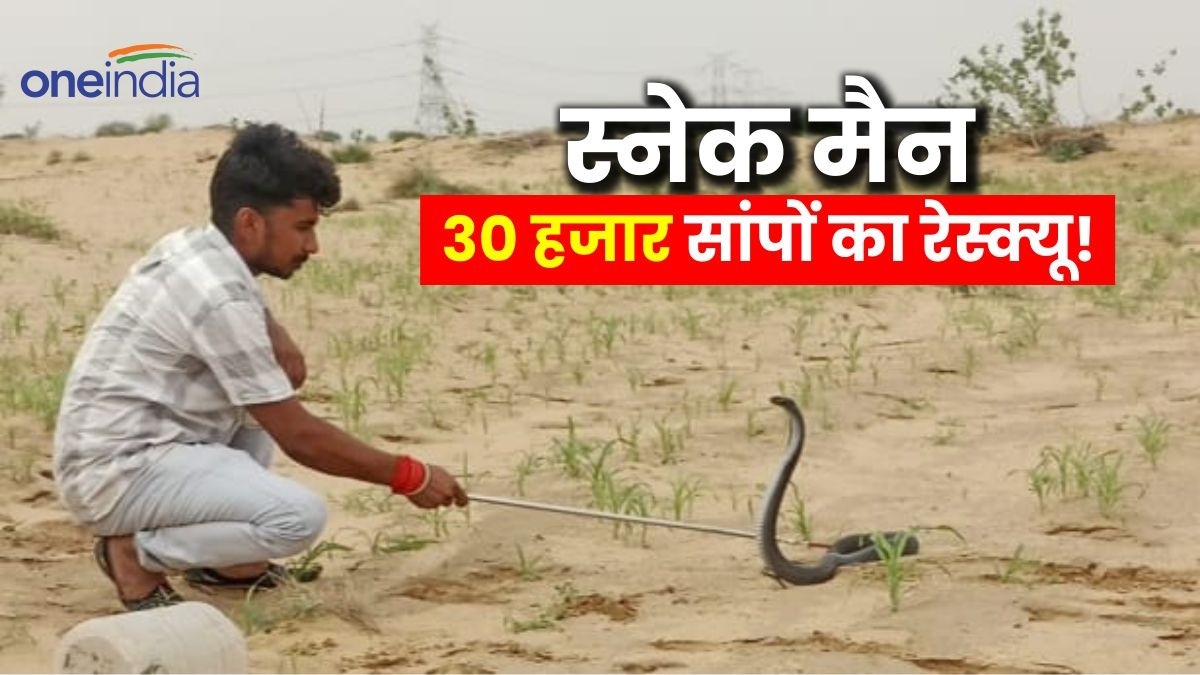 Rajasthan News: बीकानेर का सर्प मित्र श्याम गोविंद, जो जहरीले सांपों का करते है रेस्क्यू, देखिए VIDEO