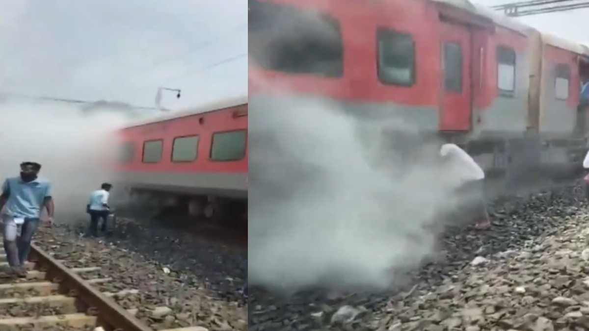 Malwa Express: इंदौर में मालवा एक्सप्रेस के कोच से अचानक उठने लगा धुआं, यात्रियों में मची भगदड़