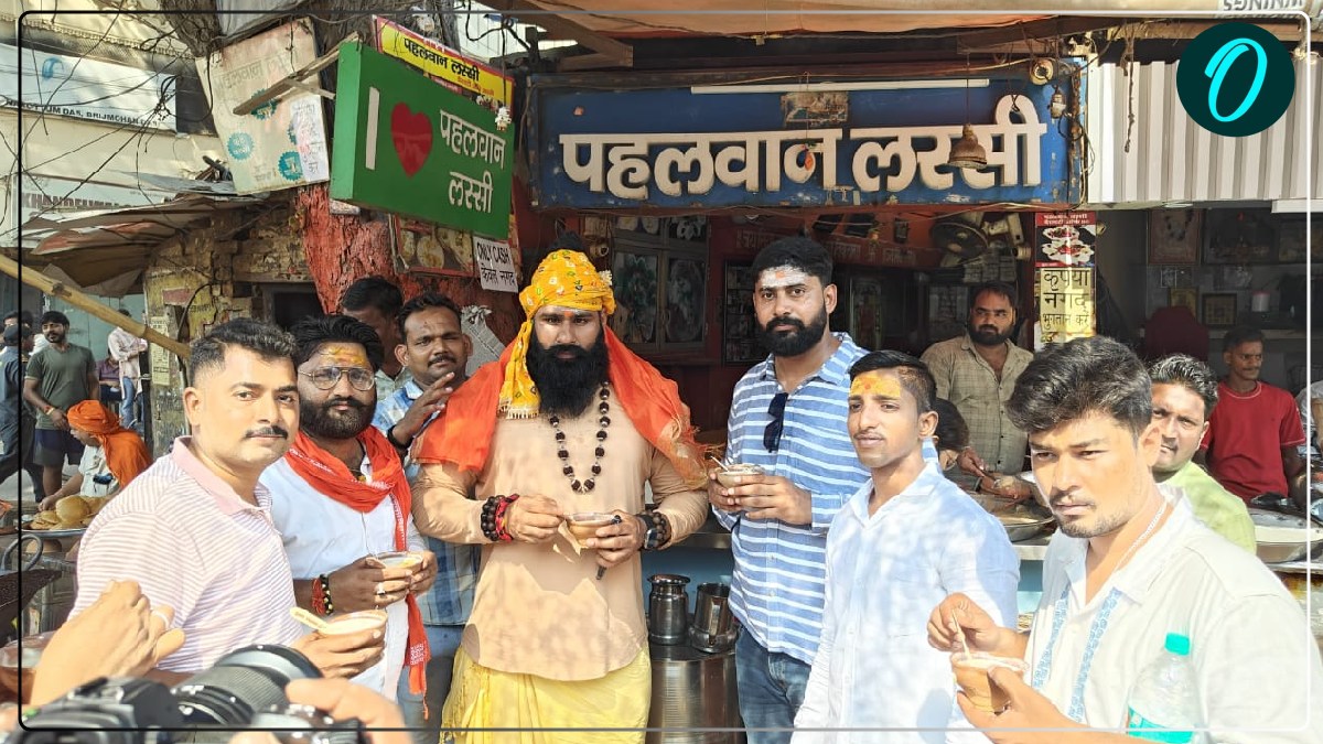 WWE रेसलर 'वीर महान' पहुंचे काशी, बाबा दरबार में लगाई हाजिरी, लिया लस्सी का स्वाद