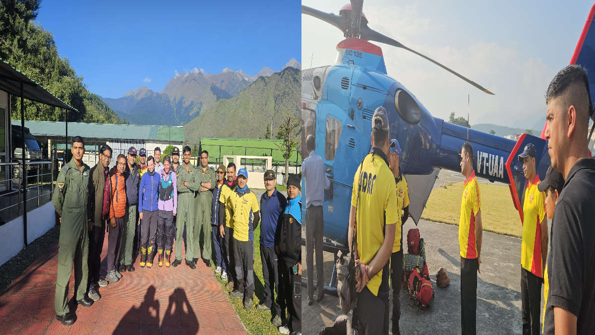 चौखंबा थ्री की चढ़ाई के लिए निकली दो विदेशी ट्रेकर्स हो गई थी लापता, वायुसेना और SDRF ने ऐसे बचाया